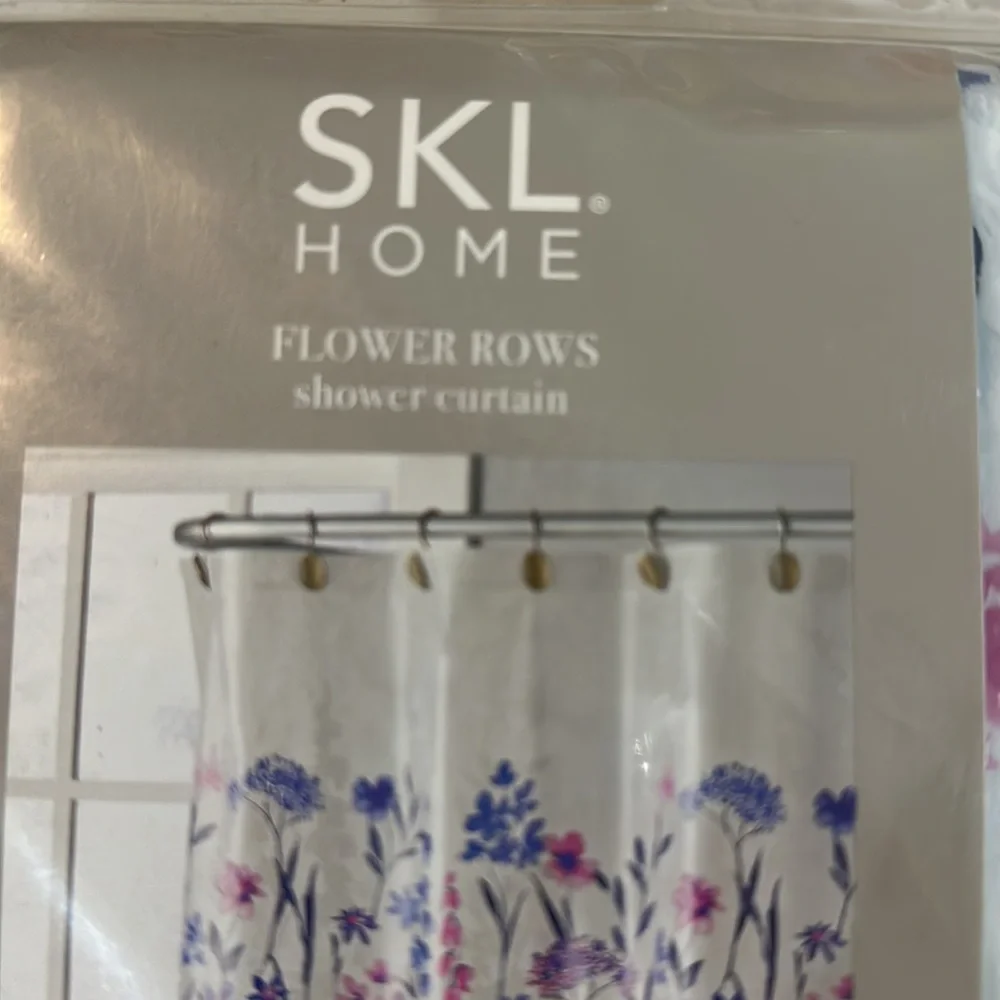 SKL Home Flower Rows‎ shower curtain